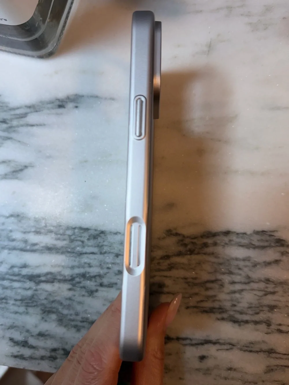 Sleek Silver RIMOWA Inspired Phone Case - 16 Pro Max